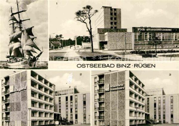 Binz Ruegen FDGB Erholungsheime Urlauberrestaurant