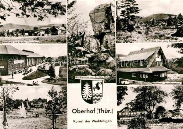 Oberhof Thueringen Schmücke Grosser Finsterberg Halle der