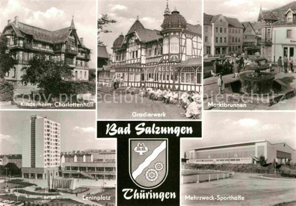 Bad Salzungen Kinderheim Charlottenhall Gradierwerk M