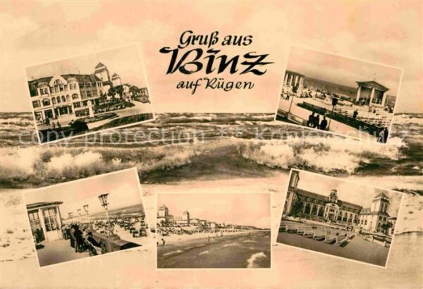 Binz Ruegen Ferienhotel Musikpavillon Strand Promen