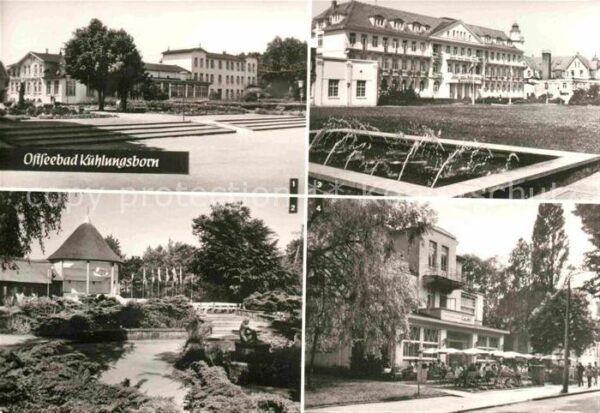 Kuehlungsborn Ostseebad Ostseehotel Konzertgarten FDGB Erholung