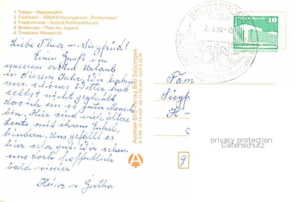 Tabarz Rund um den Inselsberg Massemühle FDGB – Bild 2