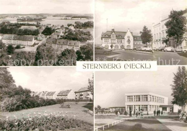 Sternberg Mecklenburg Panorama Blick zum Sternberger See Karl