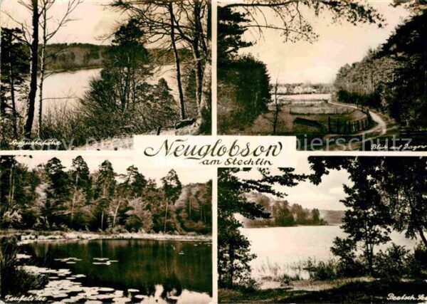 Neuglobsow Augustahöhe Seen Handabzug