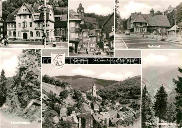 Lauscha Kulturhaus Bahnhof Lauschenstein Felsfo