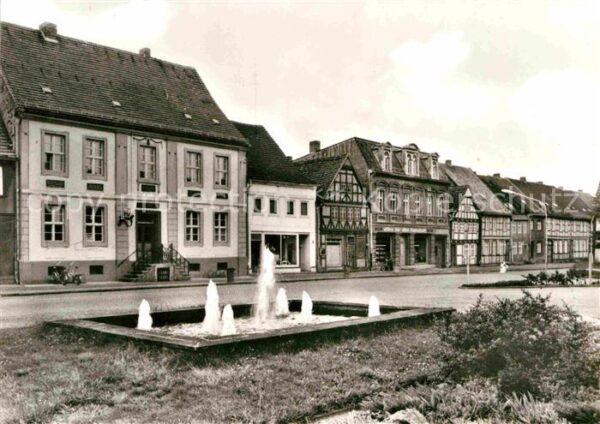 Bad Wilsnack Ernst Thälmann Strasse Springbrunnen