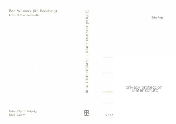 Bad Wilsnack Ernst Thälmann Strasse Springbrunnen – Bild 2