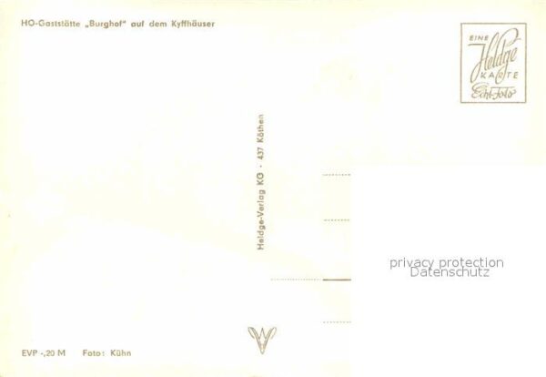Kyffhaeuser HO Gaststätte Burghof Denkmal – Bild 2