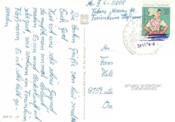 Tabarz Panorama Milchbar FDGB Erholungsheim Th – Bild 2