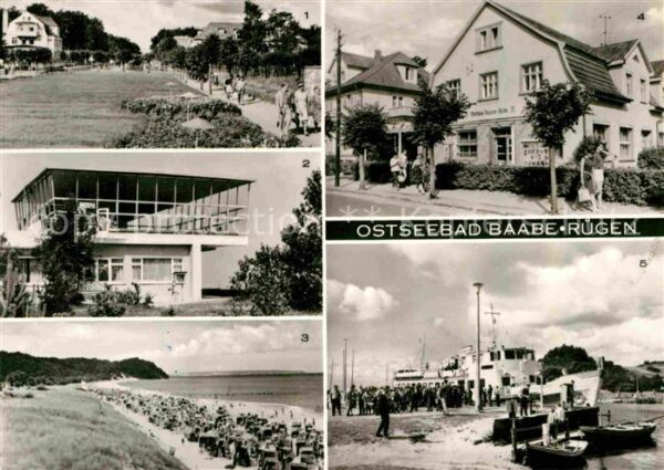 Baabe Ostseebad Ruegen Strandpromenade HO Gaststätte Inselpara