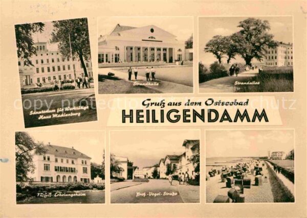 Heiligendamm Ostseebad Sanatorium Strandhalle Allee FDGB Erhol
