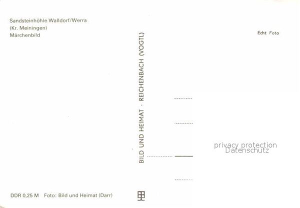 Walldorf Meiningen Sandsteinhöhle Märchenbild – Bild 2