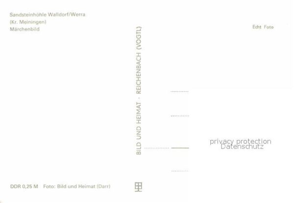 Walldorf Meiningen Sandsteinhöhle Märchenbild – Bild 2