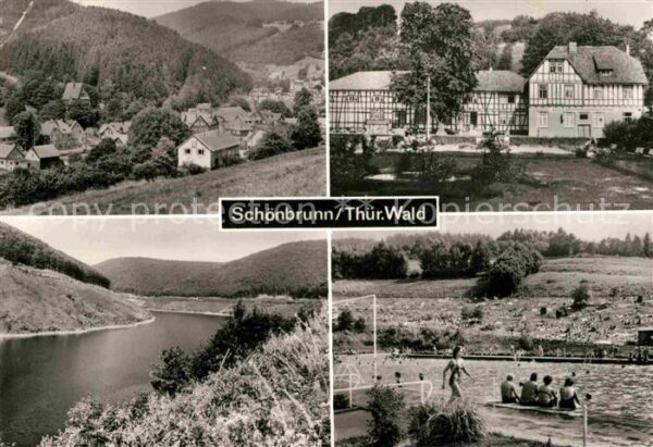 Schoenbrunn Schleusegrund Erholungsheim Zur Hütte Talsperre Schwi