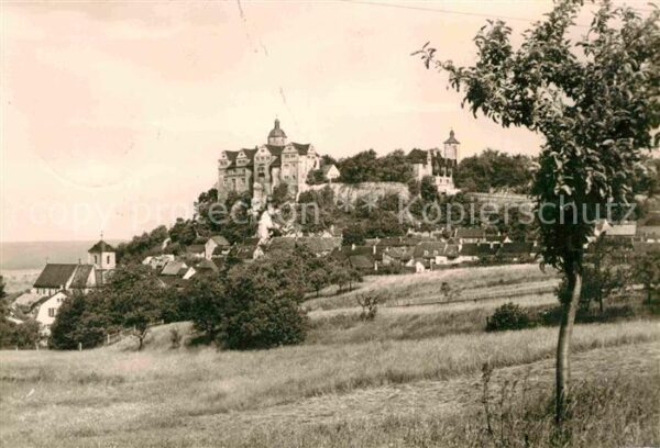 Ranis Panorama Blick zum Schloss