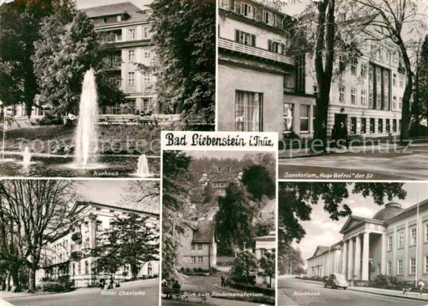Bad Liebenstein Kurhaus Fontäne Sanatorium Klubhaus Hot