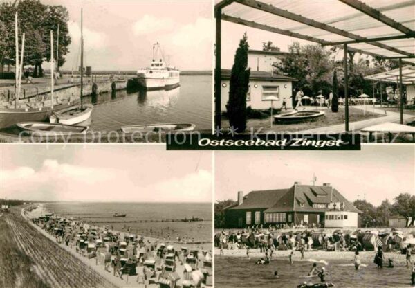 Zingst Ostseebad Hafen Milchbar HO Gaststätte Kurhaus St