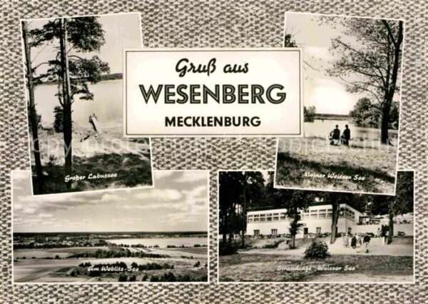 Wesenberg Mecklenburg Grosser Labussee Weisser See Strandcafe