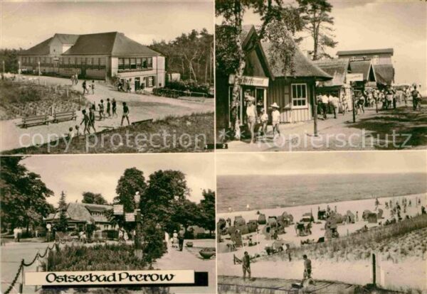 Prerow Ostseebad HO Gaststätte Dünenhaus Cafe Strandeck