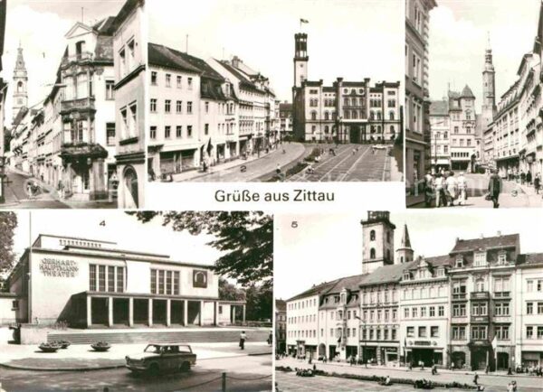 Zittau Bautzner Strasse Platz der Jugend Ratha