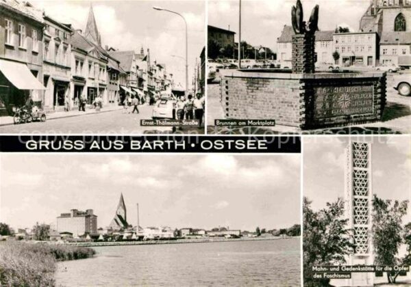 Barth Ernst Thälmann Strasse Brunnen Marktpla