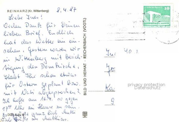 Reinharz Duebener Heide Genesungsheim Freundschaft – Bild 2