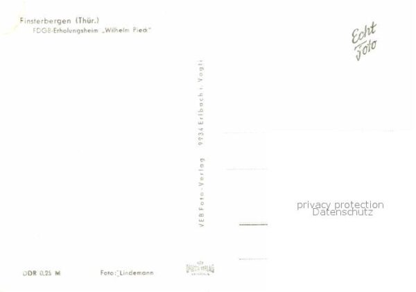 Finsterbergen FDGB Erholungsheim Wilhelm Pieck – Bild 2
