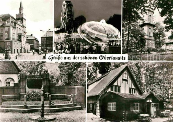 Oberlausitz Region Löbau Rataus Neugersdorf Volksfest Turm