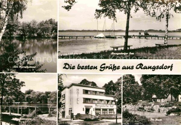 Rangsdorf Nymphensee Rangsdorfer See Park Hotel Z