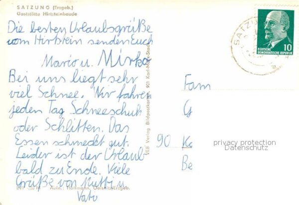 Satzung Gaststätte Hirtsteinbaude im Winter – Bild 2
