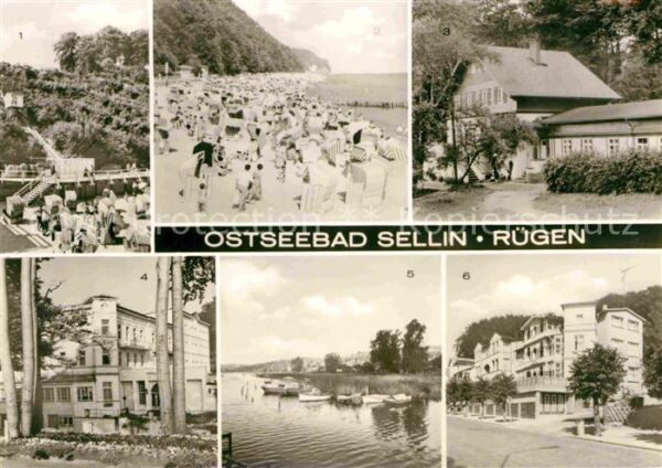 Sellin Ruegen Fahrstuhl zum Strand Krankenhaus Kurhau