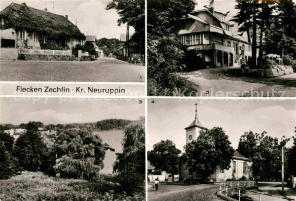 Flecken Zechlin Teilansicht FDGB Ferienheim Elsenhöhe S