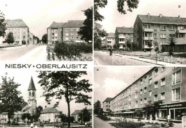 Niesky Zinzendorfplatz AWG Siedlung Strasse de