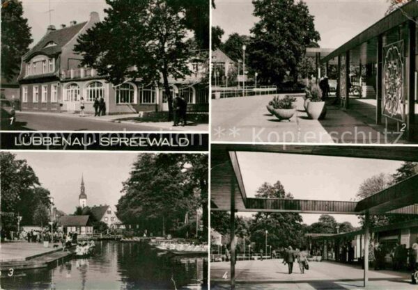Luebbenau Spreewald HO Gaststätte Zum grünen Strand Hafen