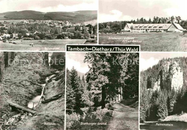 Dietharz Tambach Teilansicht Schulungszentrum Falkenstei