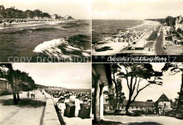 Kuehlungsborn Ostseebad Brandung Strand Promenade Hotel Restaur
