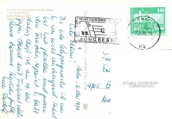 Wolzig Erholungsheim der Sparkasse der Stadt B – Bild 2