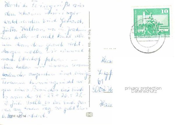 Friedrichroda Ortsansicht mit Kirche und Gottlob – Bild 2
