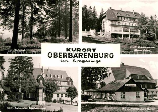 Oberbaerenburg Baerenburg Partie am Hochwald FDGB Erholungsheim N