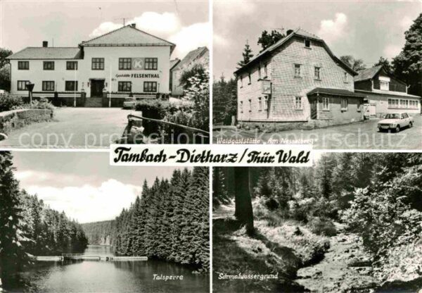 Dietharz Tambach Gaststätte Felsenthal Waldgaststätte Am
