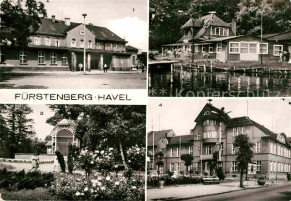Fuerstenberg Havel Bahnhof Gaststätte Anglerheim Schwedtse