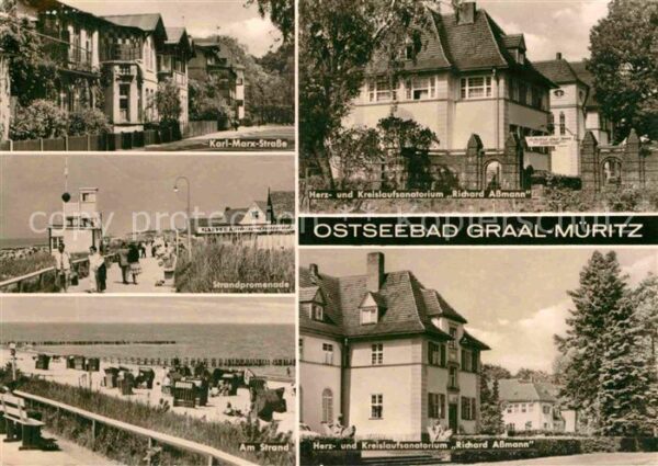 Graal-Mueritz Ostseebad Karl Marx Strasse Sanatorium Richard As