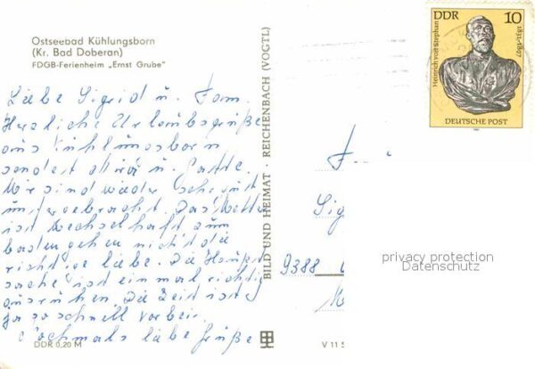 Kuehlungsborn Ostseebad FDGB Ferienheim Ernst Grube – Bild 2