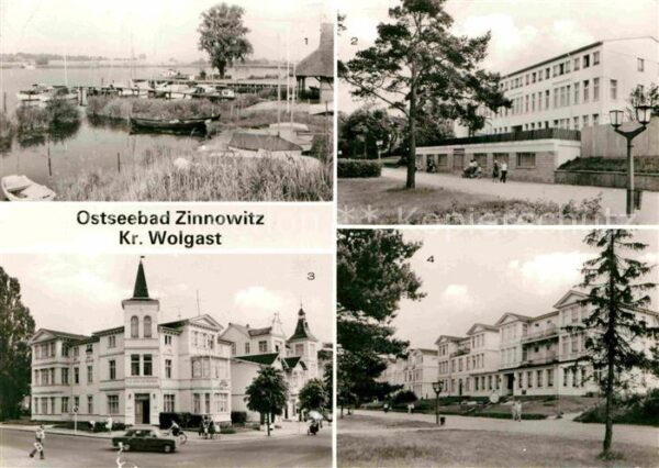 Zinnowitz Ostseebad Hafen am Achterwasser Erholungsheim Rat