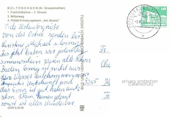 Boltenhagen Ostseebad Freilichtbühne Strand Mittelweg FDGB Er – Bild 2
