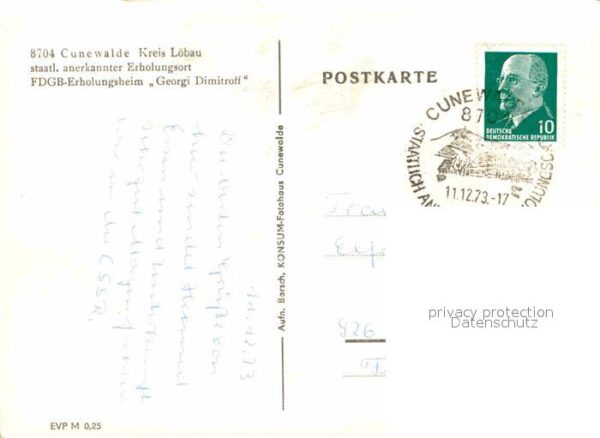 Cunewalde FDGB Erholungsheim Georgi Dimitroff – Bild 2