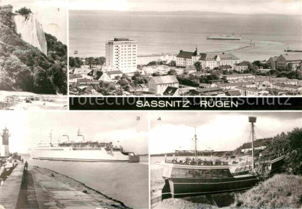 Sassnitz Ostseebad Ruegen Königsstuhl Kreidefelsen Fährhafen Eise