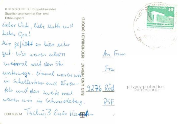 Kipsdorf Teilansichten Kurort Winterpanorama – Bild 2