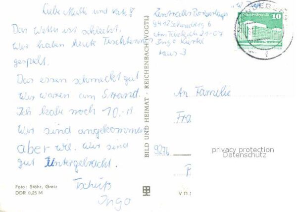 Schneeberg Erzgebirge Strandbad Filzteich Sprungturm Rutsche – Bild 2