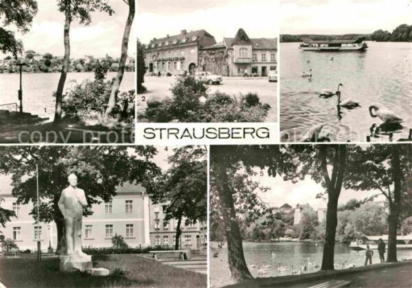 Strausberg Brandenburg Straussee Grosse Strasse Fähre Leninpla
